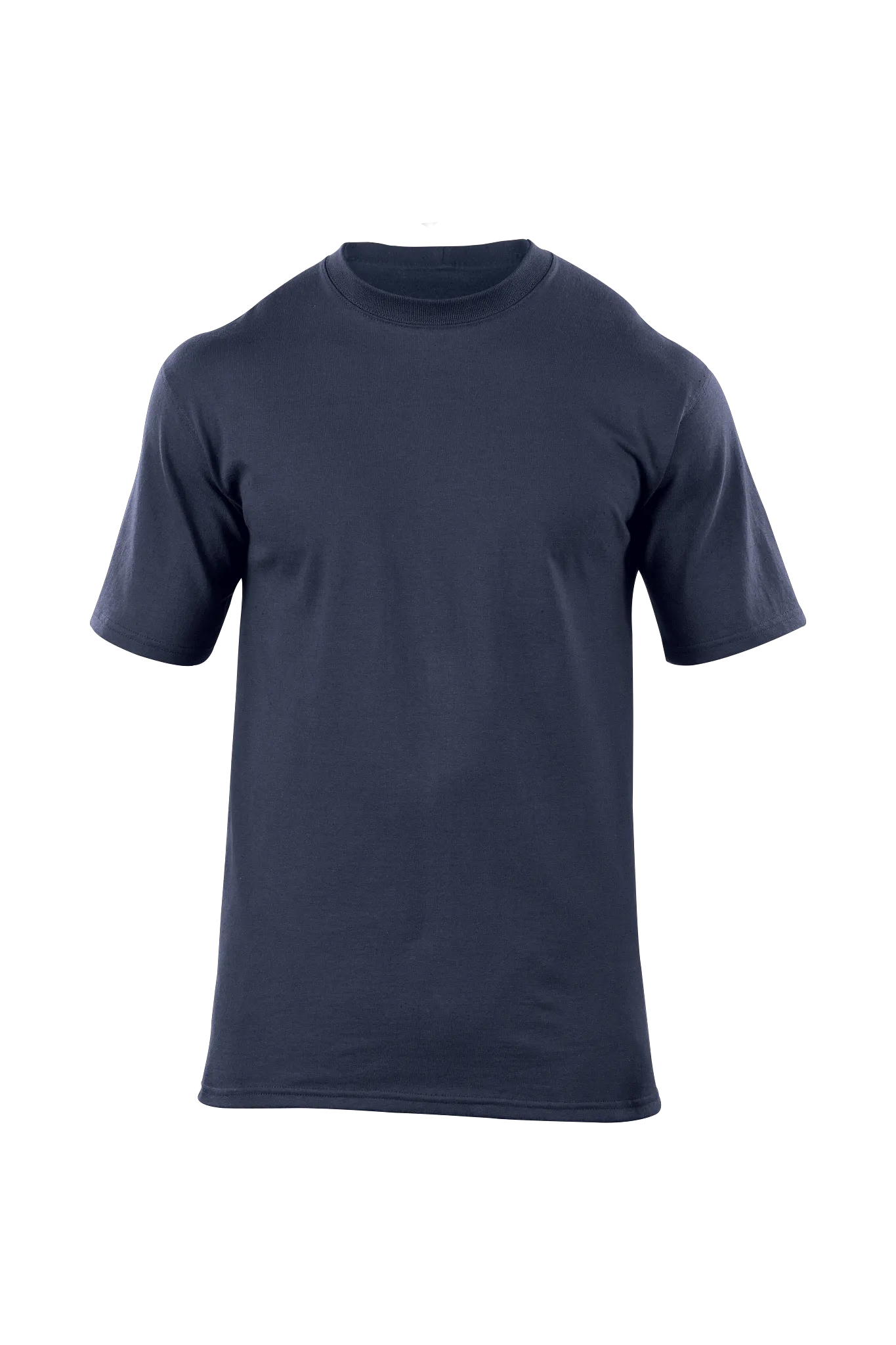 Men's Station Wear Short Sleeve T-Shirt, Cotton, Pullover, Navy, 3XL
